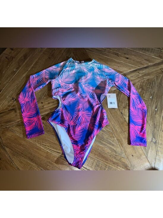 OP Other - OP Ocean Pacific one piece rash guard with cut out sides - size large - NWT